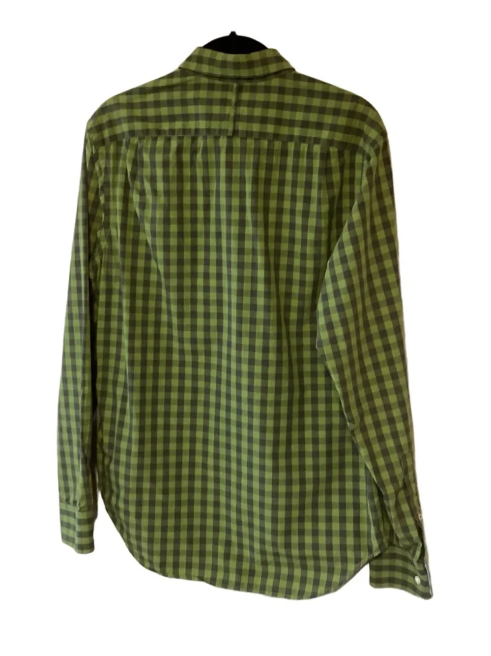 Men’s Banana Republic Soft Wash Slim Fit Check Button-Down Shirt S Casual